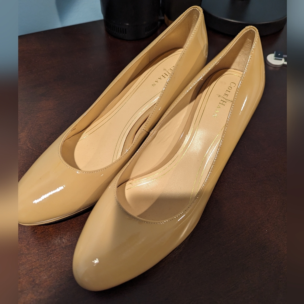 Nude Leather Heels